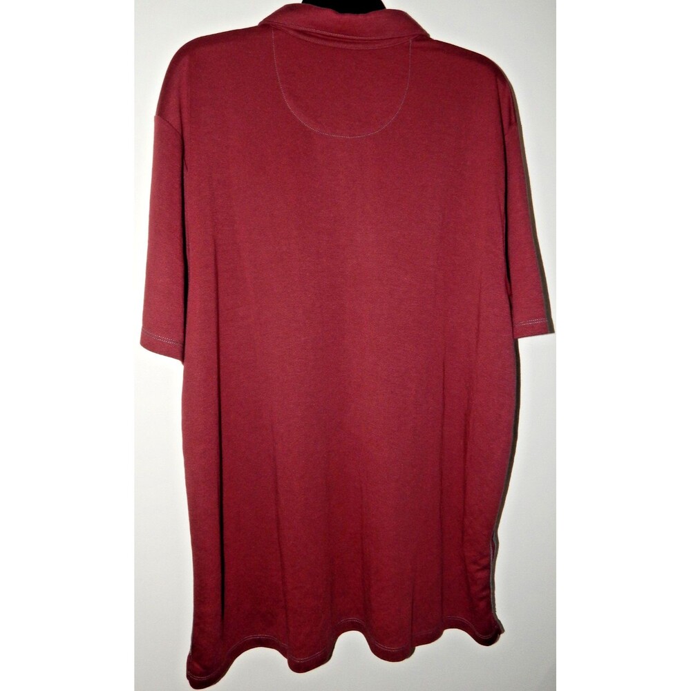 Tommy Bahama Men's Maroon Short Sleeve Button Up Casual Shirt XXL NWT - Picture 2 of 15